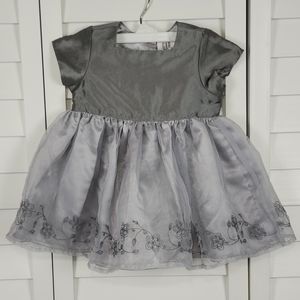 BABY GAP Silver Formal Dress, sz. 12-18 mos.